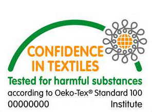 Logotipo del Certificado de confidence in textiles